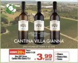 CTS Supermercati Vino DOP Circeo Cantina Villa Gianna offerta