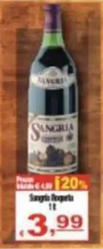 CTS Supermercati Sangria Roqueta offerta