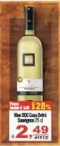 CTS Supermercati Vino DOC Casa Delri Sauvignon offerta