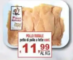 CTS Supermercati Pollo rurale petto di pollo a fette offerta