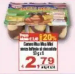 CTS Supermercati Creme Mio Mio Mini senza lattosio al cioccolato offerta