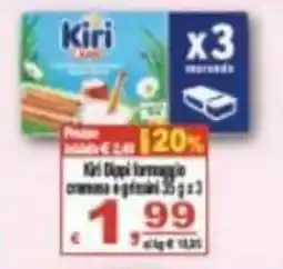 CTS Supermercati Kiri Doppio formaggio cremoso e ghiandolato offerta