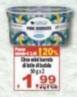 CTS Supermercati Crema di latte di bufala offerta