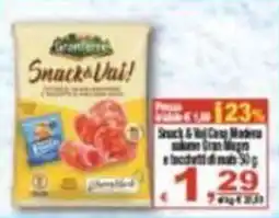 CTS Supermercati Snack & Vai! Caso Madera offerta