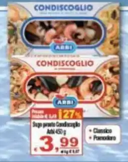 CTS Supermercati Sugo pronto Condiscoglio Arbi offerta