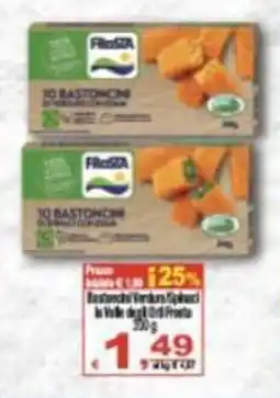 CTS Supermercati Bastoncini Verdura Spinaci la Valle degli Orti Frosta offerta