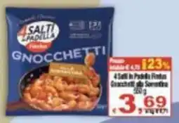 CTS Supermercati 4 Salti in Padella Findus Gnocchetti alla Sorrentina offerta
