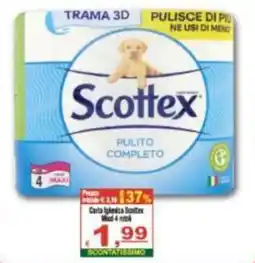 CTS Supermercati Carta igienica Scottex offerta