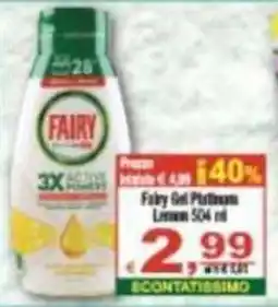 CTS Supermercati Fairy Gel Platinum Lemon offerta