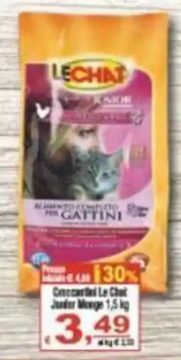 CTS Supermercati Crocchetti Le Chat Junior Mange offerta