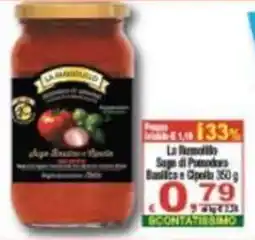 CTS Supermercati La Romalillo Sugo di Pomodoro Basilico e Cipolla offerta