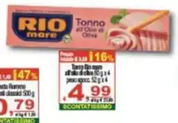 CTS Supermercati Tonno Rio mare all'olio di oliva offerta