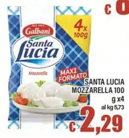Top Supermercati Santa Lucia Mozzarella offerta