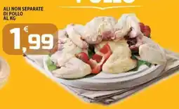 SpesaPiù Supermercati Ali non separate di pollo offerta
