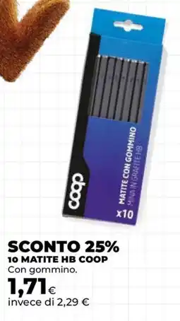 Unicoop Matite HB Coop offerta
