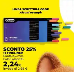 Unicoop Coop Fineliner offerta