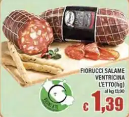 Top Supermercati Fiorucci salame ventricina offerta