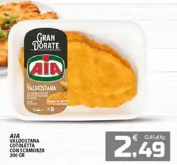 SpesaPiù Supermercati AIA Valdostana Cotoletta con scamorza offerta