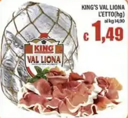 Top Supermercati King Val Liona offerta