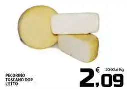 SpesaPiù Supermercati Pecorino Toscano Dop L'Etto offerta
