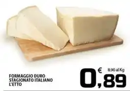 SpesaPiù Supermercati Formaggio duro stagionato italiano offerta