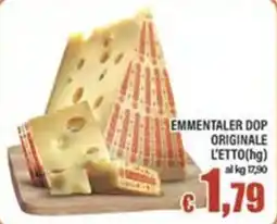 Top Supermercati Emmentaler Dop originale offerta