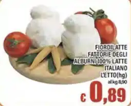 Top Supermercati Fiordilatte fattorie degli Alburni offerta