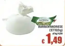 Top Supermercati Burrata' Andriese offerta
