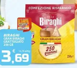 SpesaPiù Supermercati Biraghi Gran Biraghi Grattugiato offerta