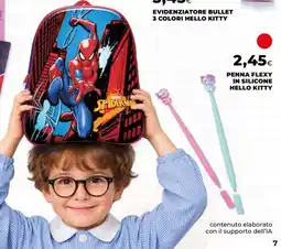 Unicoop Penna flexy in silicone hello kitty offerta