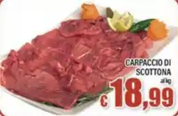 Top Supermercati Carpaccio di scottona offerta