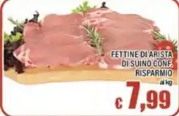 Top Supermercati Fettine di arista di suino conf. offerta
