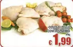 Top Supermercati Cosce di pollo offerta