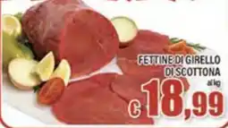 Top Supermercati Fettine di girello di scottona offerta