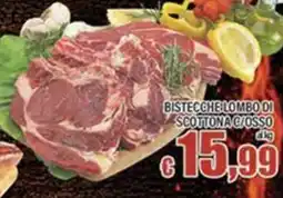 Top Supermercati Bistecche lombo di scottona grosso offerta