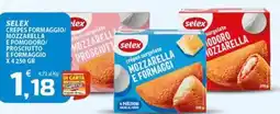 SpesaPiù Supermercati Selex crepes surgelate mozzarella e formaggi offerta