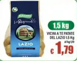Top Supermercati Le Regionali Vicini a te patate del Lazio offerta