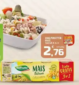SpesaPiù Supermercati Valfrutta Mais italiano offerta