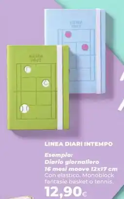 Unicoop Diario giornaliero LINEA DIARI INTEMPO offerta