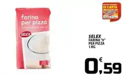 SpesaPiù Supermercati Selex farina "0" per pizza offerta