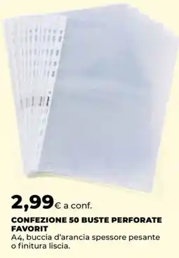Unicoop Buste perforate Favorit offerta