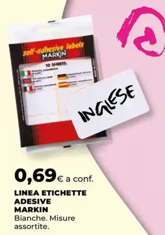 Etichette adesive Markin