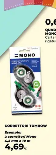 Unicoop Correttori Tombow offerta