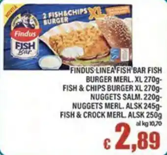 Findus Fish Bar Fish Burger Merl. XL