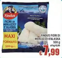 Top Supermercati Findus Fiori di merluzzo d'Alaska offerta