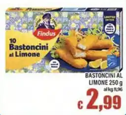 Top Supermercati Findus Bastoncini al Limone offerta