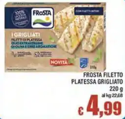 Top Supermercati Frosta filetto platessa grigliato offerta