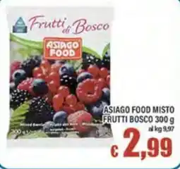 Top Supermercati Asiago Food Frutti Bosco offerta