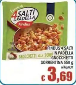 Top Supermercati Findus 4 Salti in Padella Gnocchetti alla Sorrentina offerta
