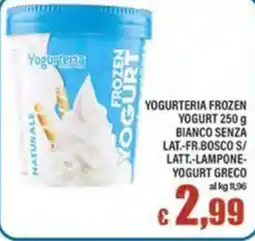 Top Supermercati Yogurteria frozen yogurt offerta